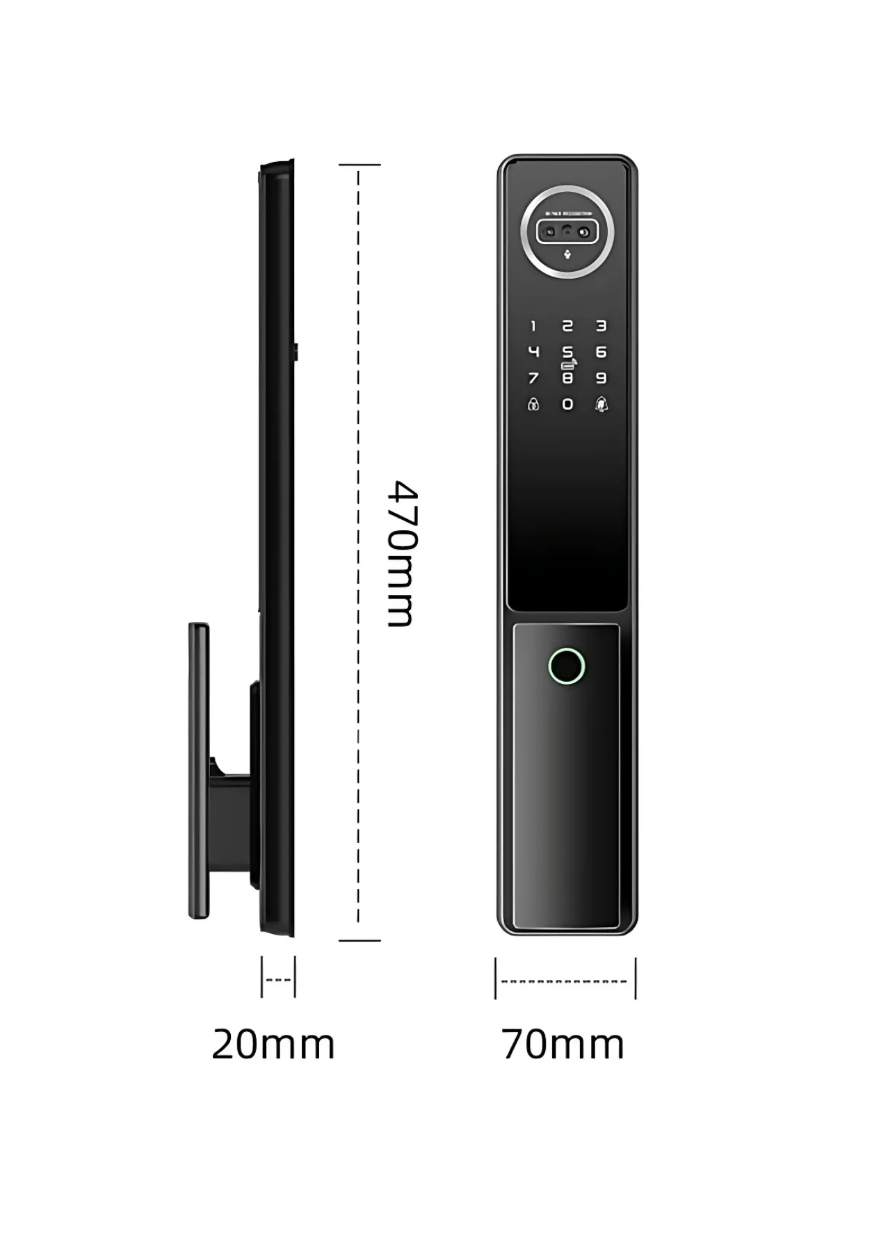 ჭკვიანი საკეტი Nero One - ჭკვიანი კარი