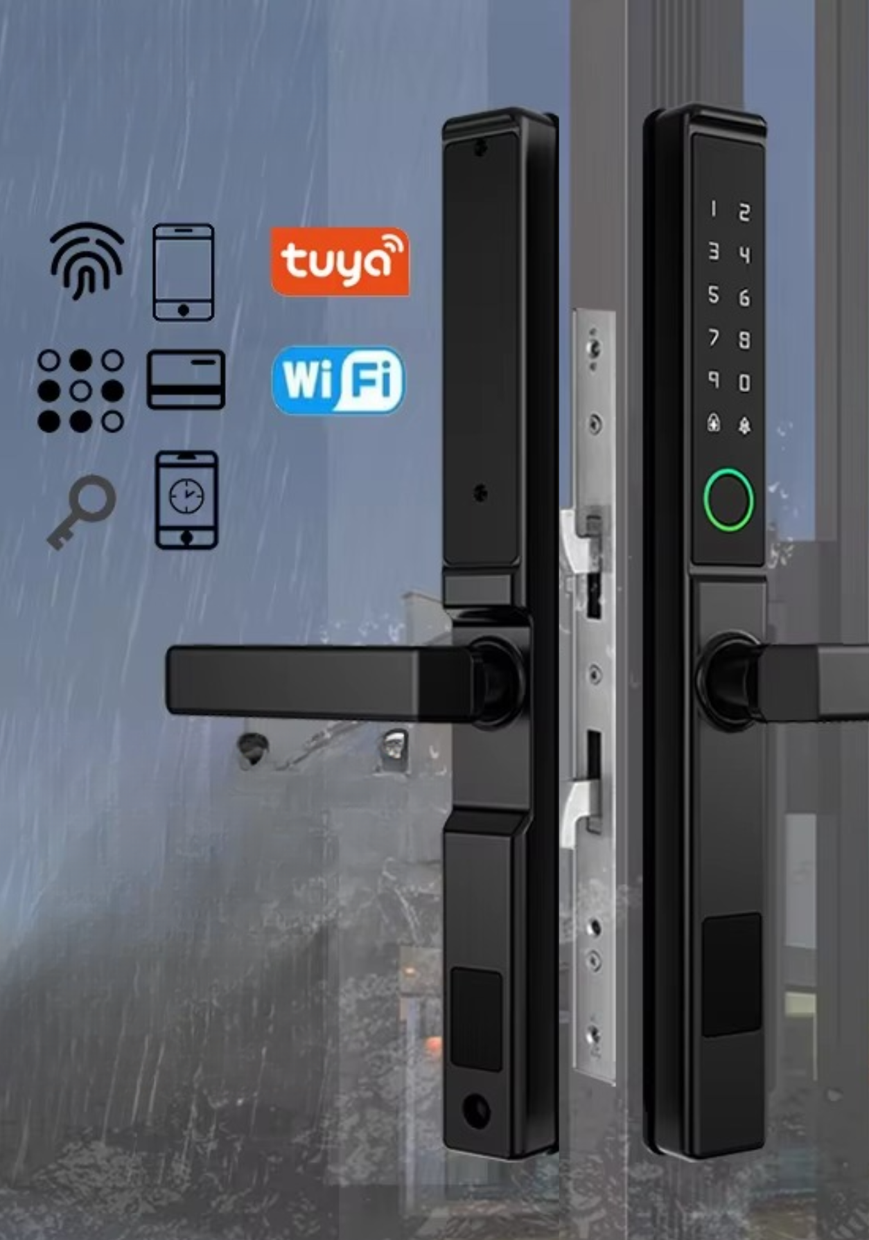 Waterproof Smart Door Lock - Bella Aluminio by Smart Door