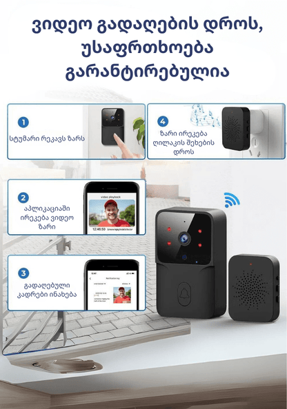 Video Doorbell - Casa Wave by Smart Door