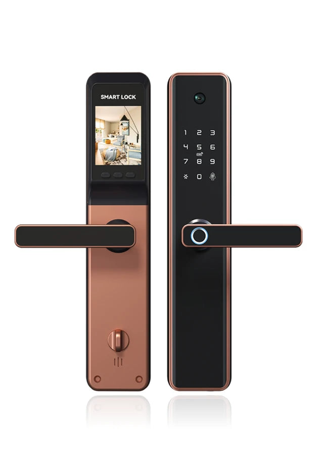 Smart Lock Nero Look - Copper